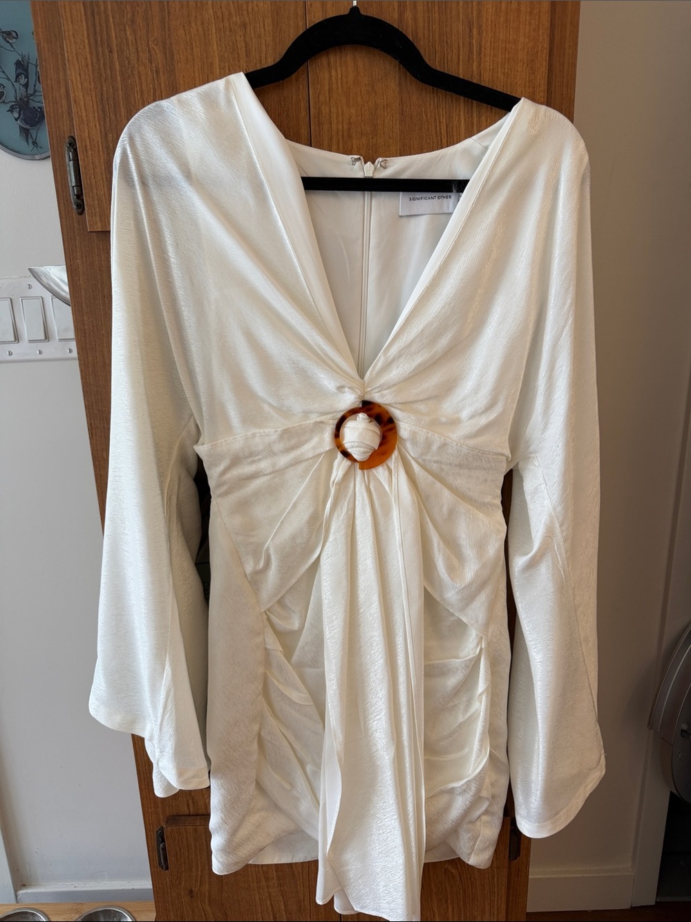 Significant Other Dress with Tortoiseshell Ring Detail